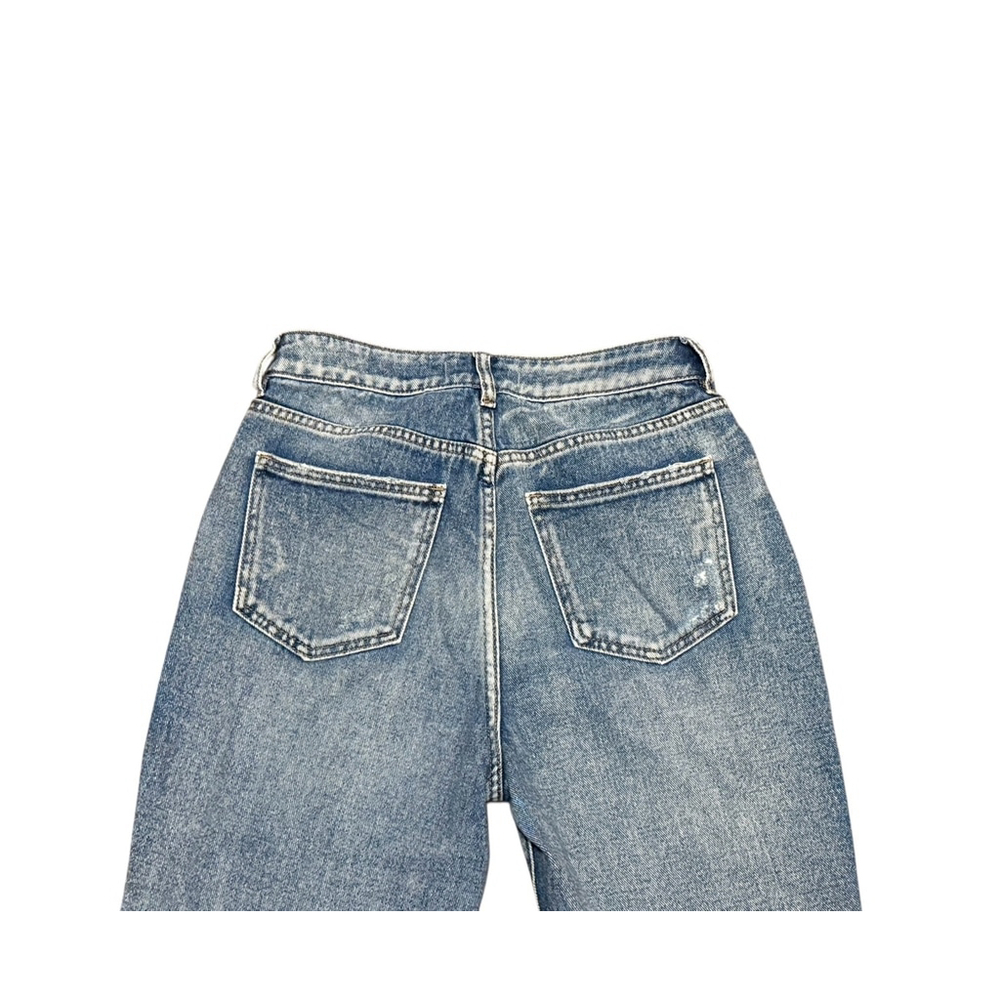 Pacsun Women’s Medium Indigo Distressed Mom Jeans Sz 27 - Picture 11 of 11